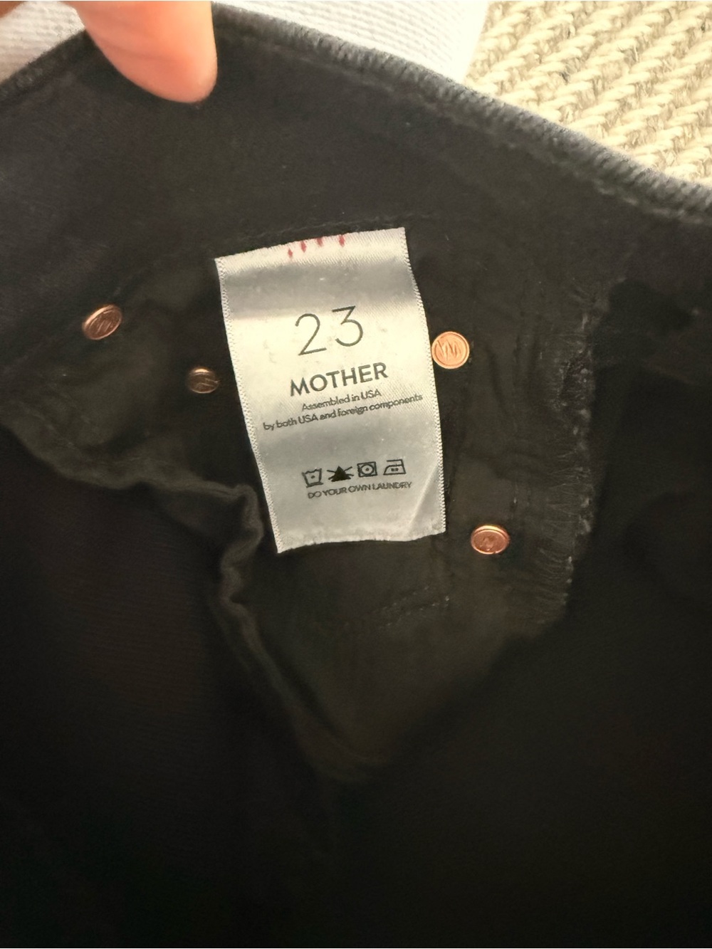 MOTHER The Weekender in color nighty night size 23 - Picture 9 of 10